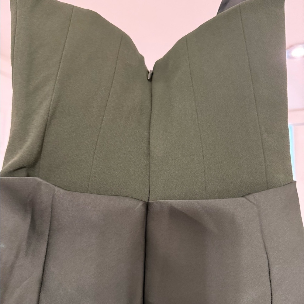 HOUSE OF CB Persephone Olive Green Strapless Corset Maxi/Size XS- cup A-C NWOT - Picture 8 of 8